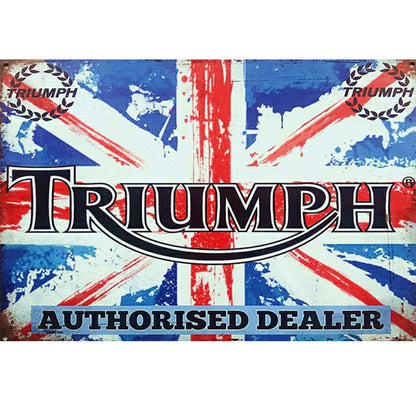 Vintage Union Jack Flag - Full Round Drill Diamond Painting 50*30CM