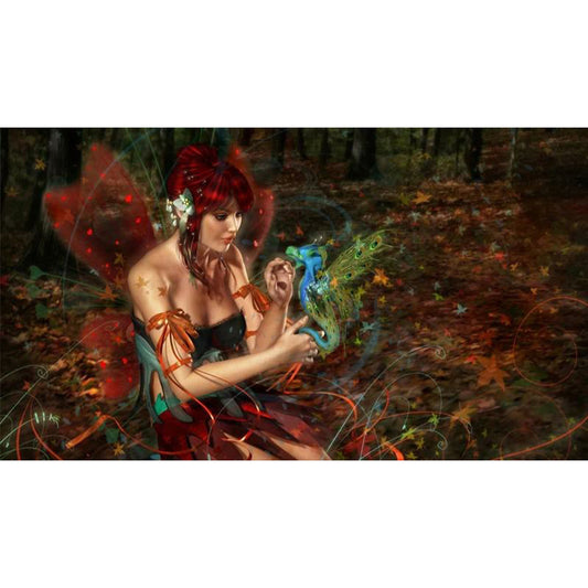 Fairy Girl - Full Round Drill Diamond Painting 50*30CM