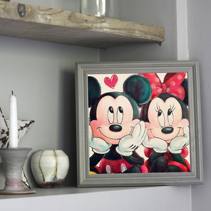 Mickey Mouse - Full Round Drill Diamond Painting 30*30CM