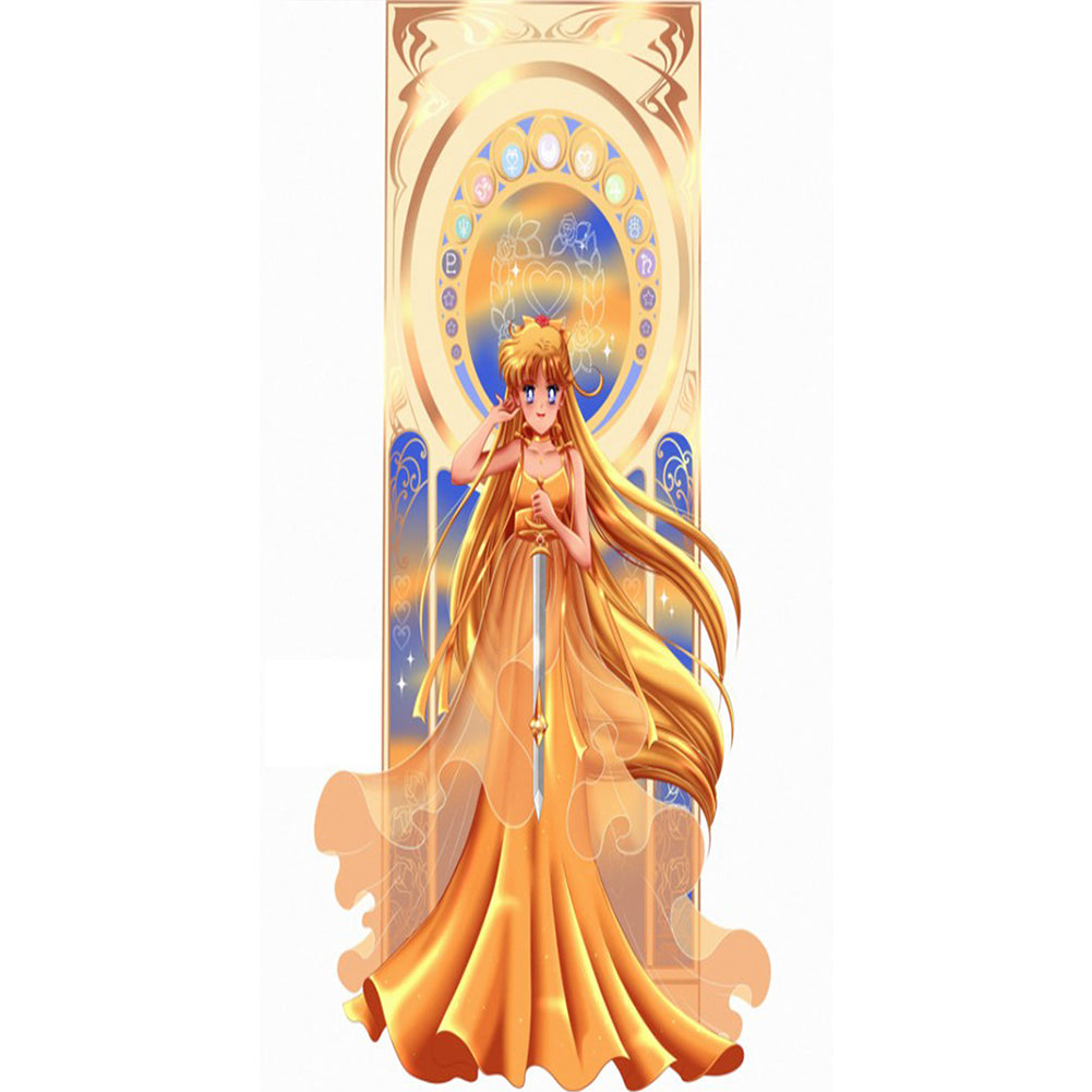 Sailor Moon - Full Round Drill Diamond Painting 30*50CM