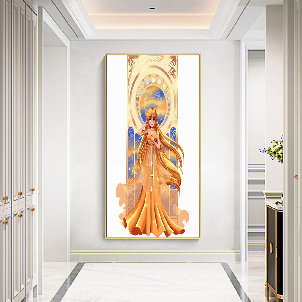 Sailor Moon - Full Round Drill Diamond Painting 30*50CM