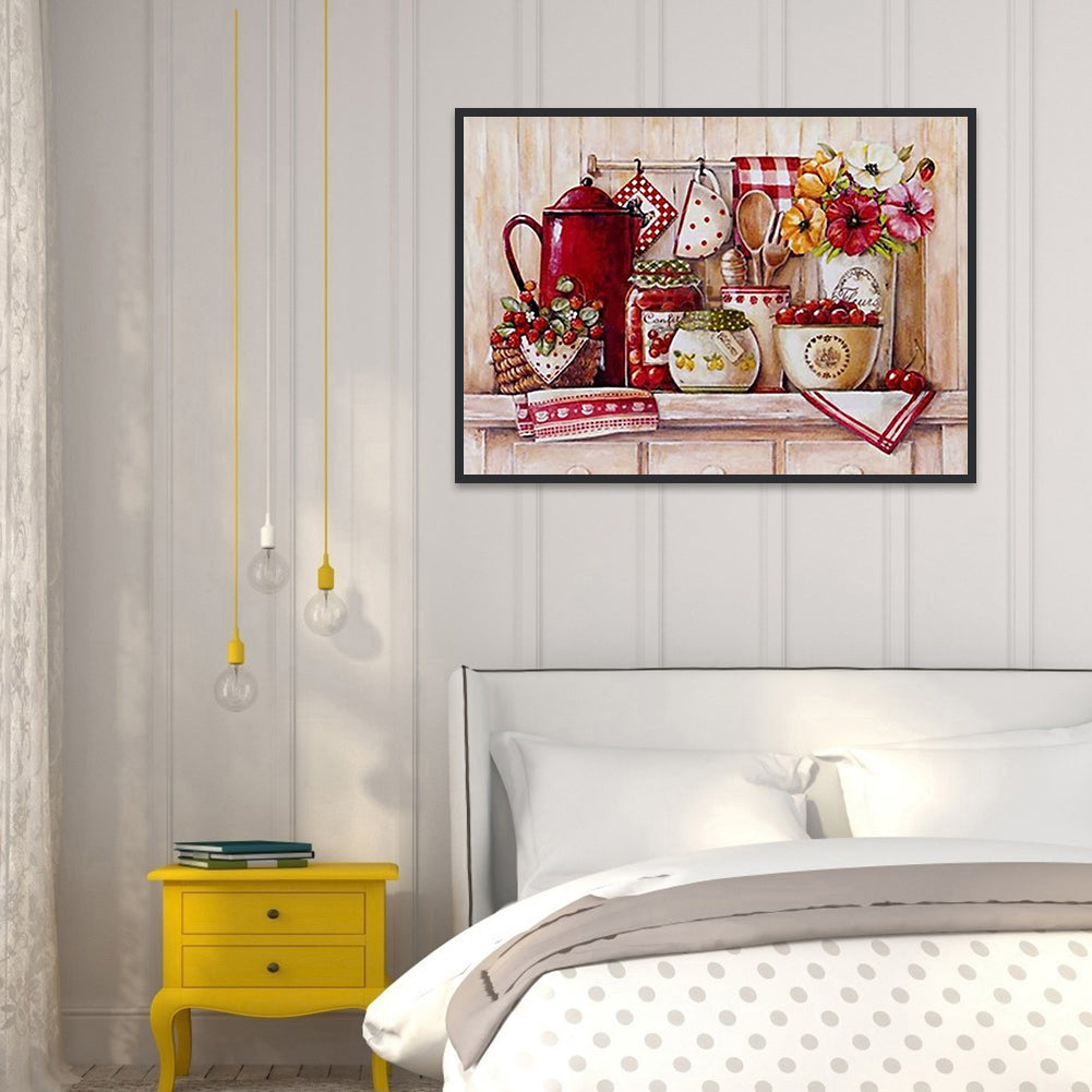 Kitchen Supplies - Full Round Drill Diamond Painting 60*50CM