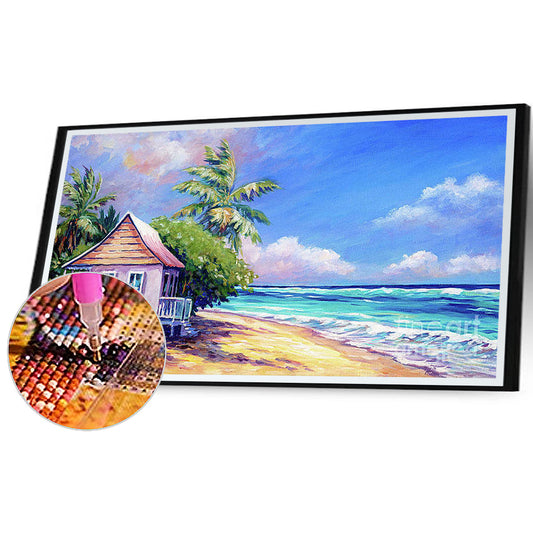 Breeze Floats On The Sea - Full Round Drill Diamond Painting 80*40CM