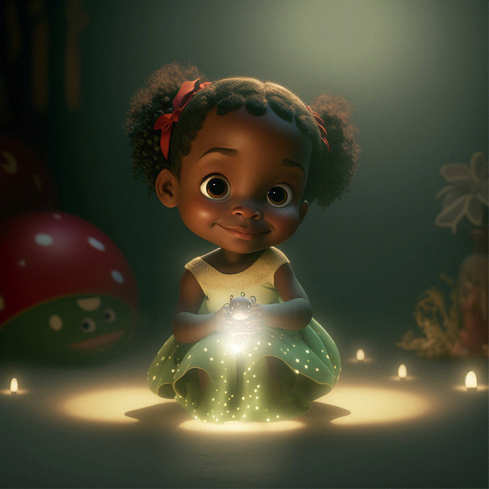 Disney Little Princess - Full Round Drill Diamond Painting 40*40CM