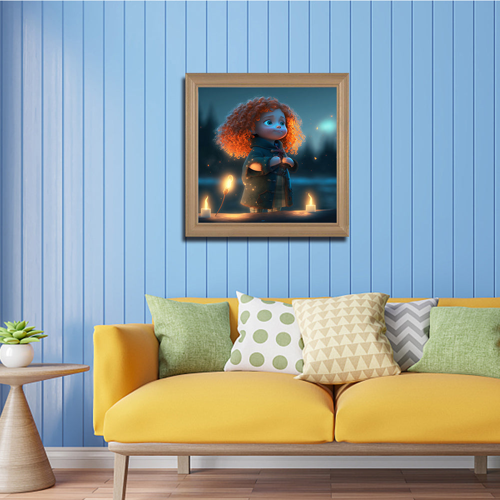 Disney Little Princess - Full Round Drill Diamond Painting 40*40CM