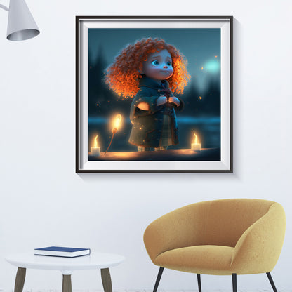 Disney Little Princess - Full Round Drill Diamond Painting 40*40CM