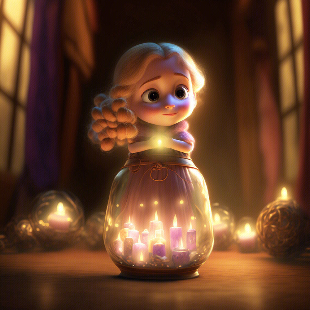 Disney Little Princess - Full Round Drill Diamond Painting 40*40CM