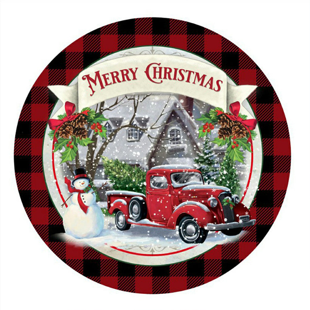 Christmas Car - Full Square Drill Diamond Painting 40*40CM