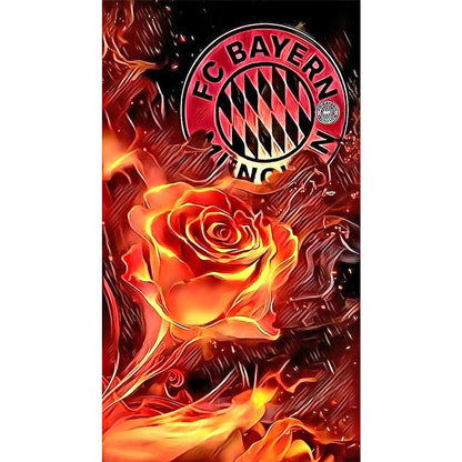 Bayern Munich Football Club - Full Round Drill Diamond Painting 30*50CM