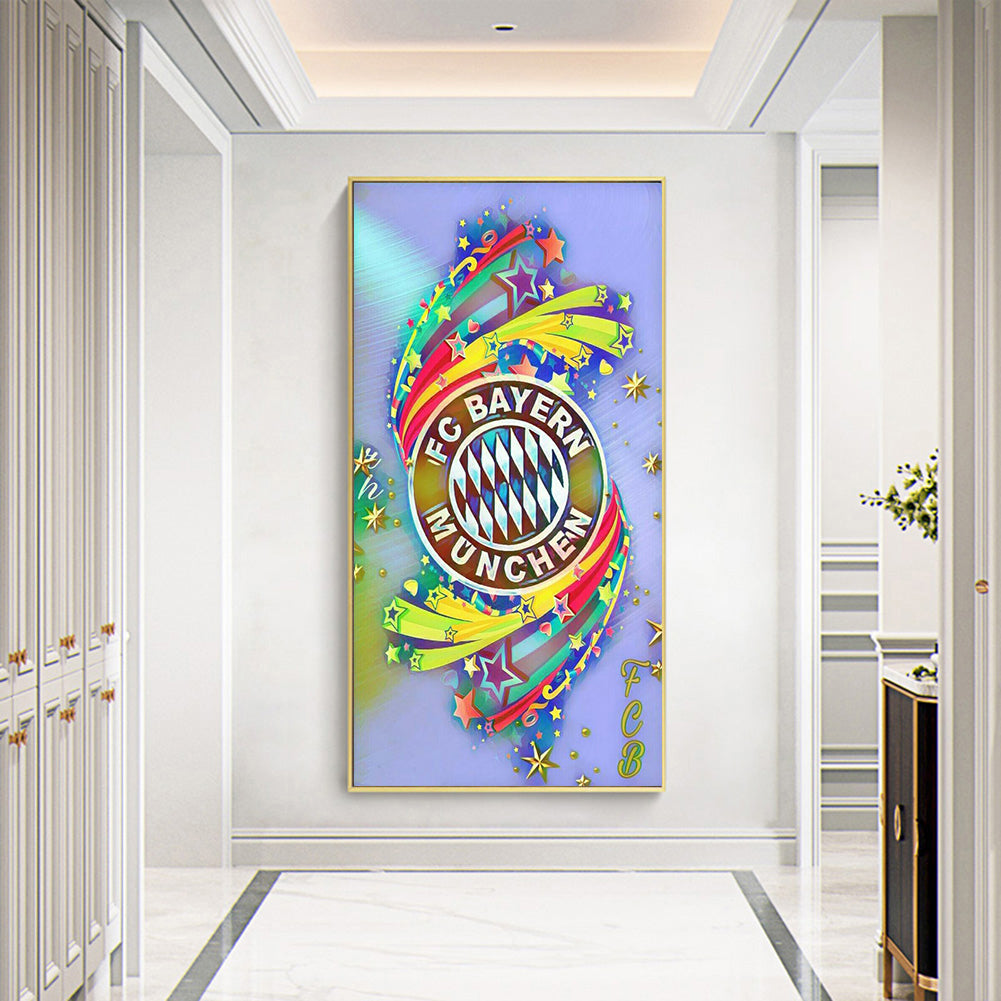 Bayern Munich Football Club - Full Round Drill Diamond Painting 30*50CM