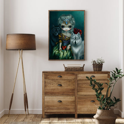 Gothic Dark Doll - Full Round Drill Diamond Painting 30*40CM