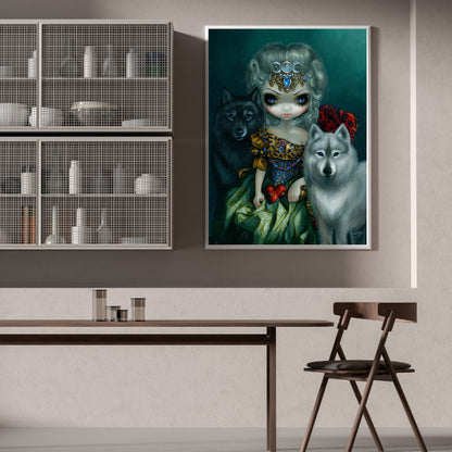 Gothic Dark Doll - Full Round Drill Diamond Painting 30*40CM