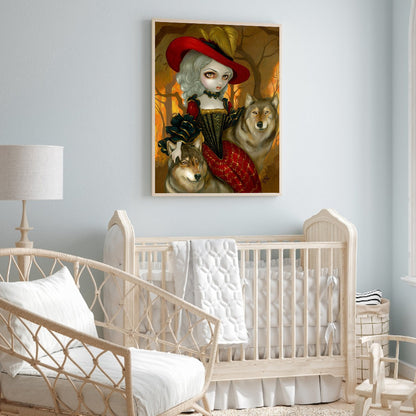 Gothic Dark Doll - Full Round Drill Diamond Painting 30*40CM