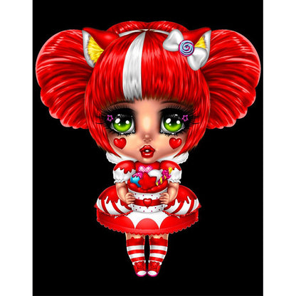 Gothic Doll - Full Round Drill Diamond Painting 30*40CM