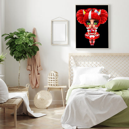 Gothic Doll - Full Round Drill Diamond Painting 30*40CM