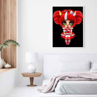 Gothic Doll - Full Round Drill Diamond Painting 30*40CM