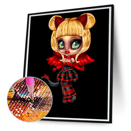 Gothic Doll - Full Round Drill Diamond Painting 30*40CM