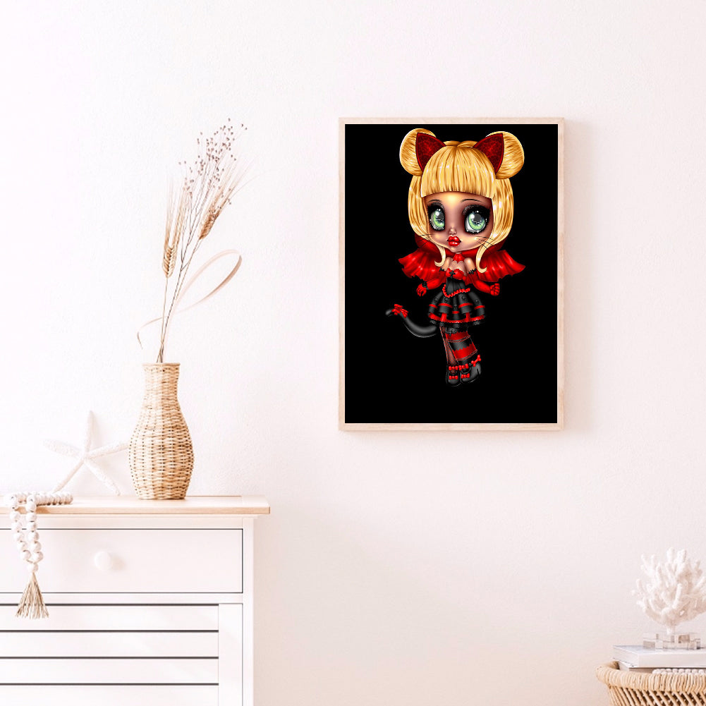 Gothic Doll - Full Round Drill Diamond Painting 30*40CM