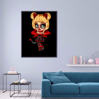 Gothic Doll - Full Round Drill Diamond Painting 30*40CM