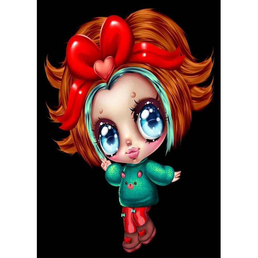 Gothic Doll - Full Round Drill Diamond Painting 30*40CM