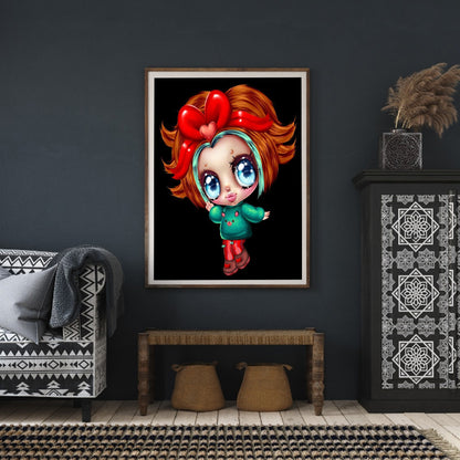 Gothic Doll - Full Round Drill Diamond Painting 30*40CM