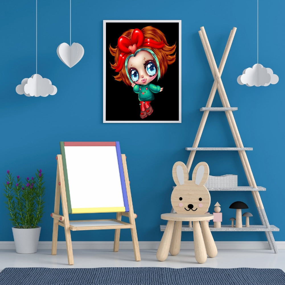 Gothic Doll - Full Round Drill Diamond Painting 30*40CM