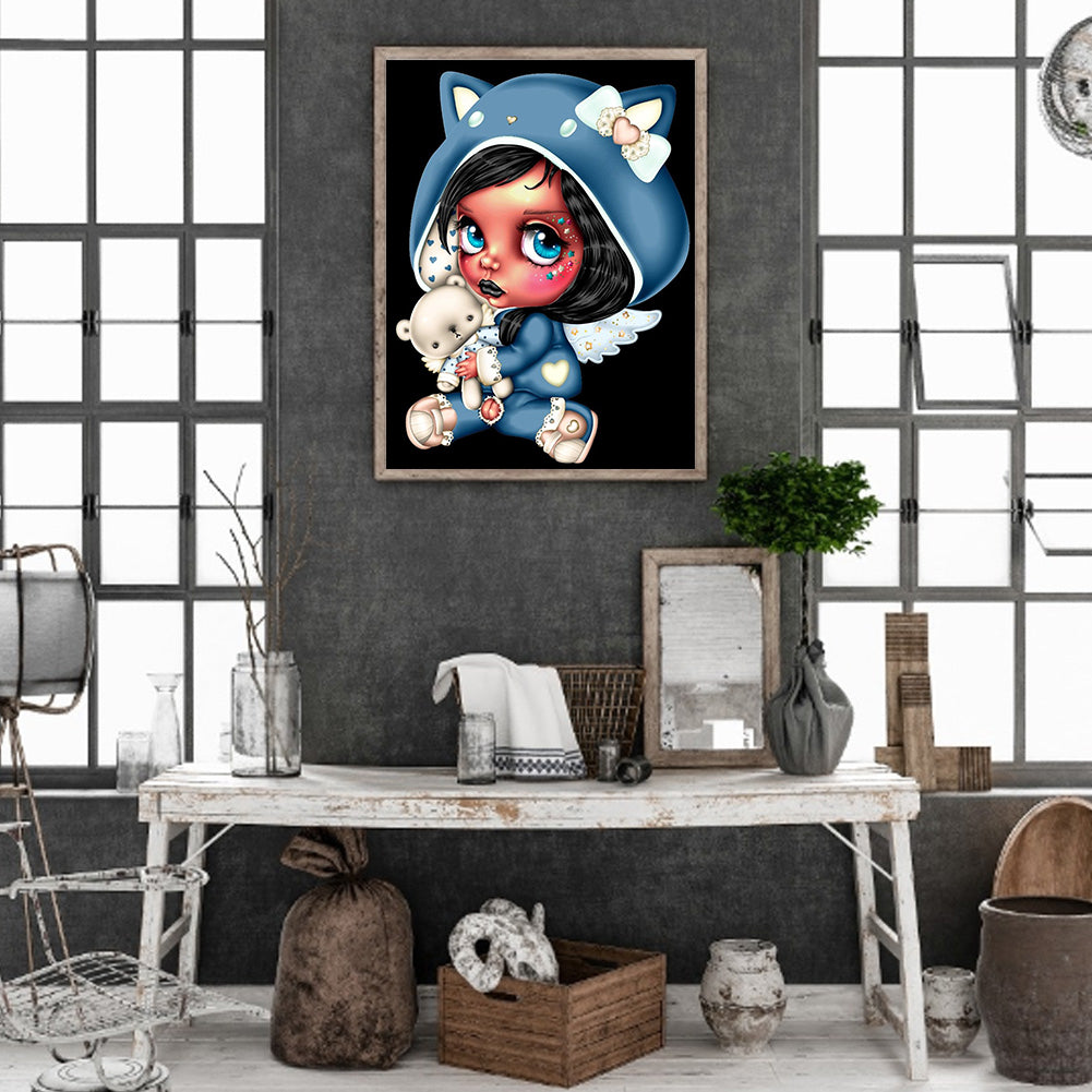 Gothic Doll - Full Round Drill Diamond Painting 30*40CM