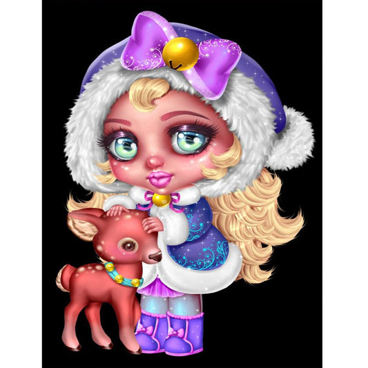 Gothic Doll - Full Round Drill Diamond Painting 30*40CM