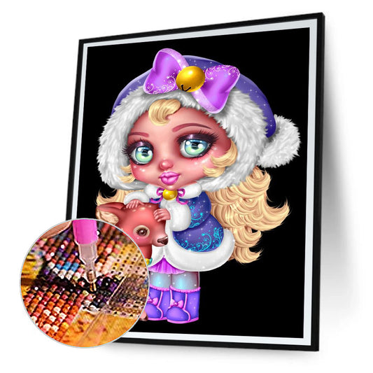 Gothic Doll - Full Round Drill Diamond Painting 30*40CM