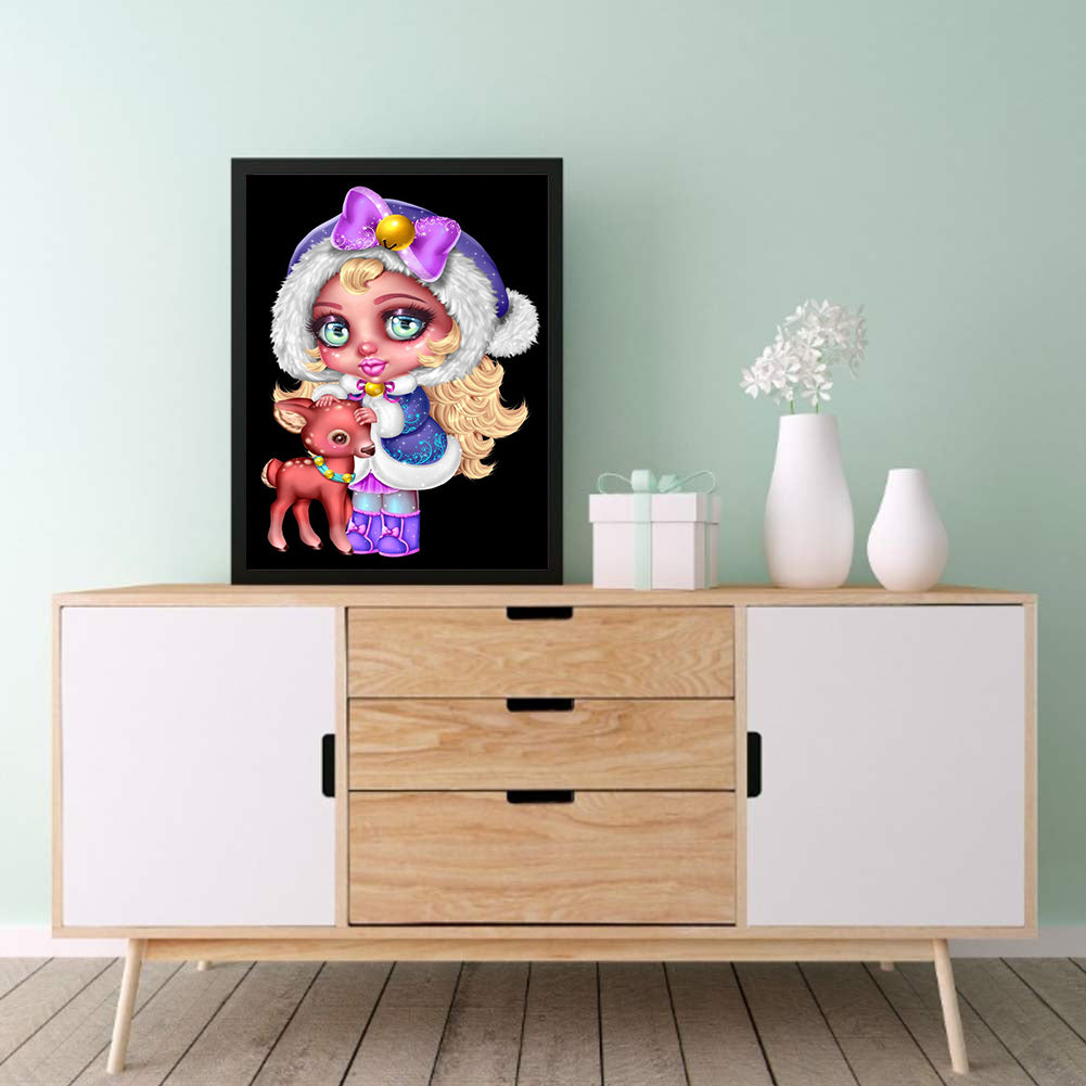 Gothic Doll - Full Round Drill Diamond Painting 30*40CM