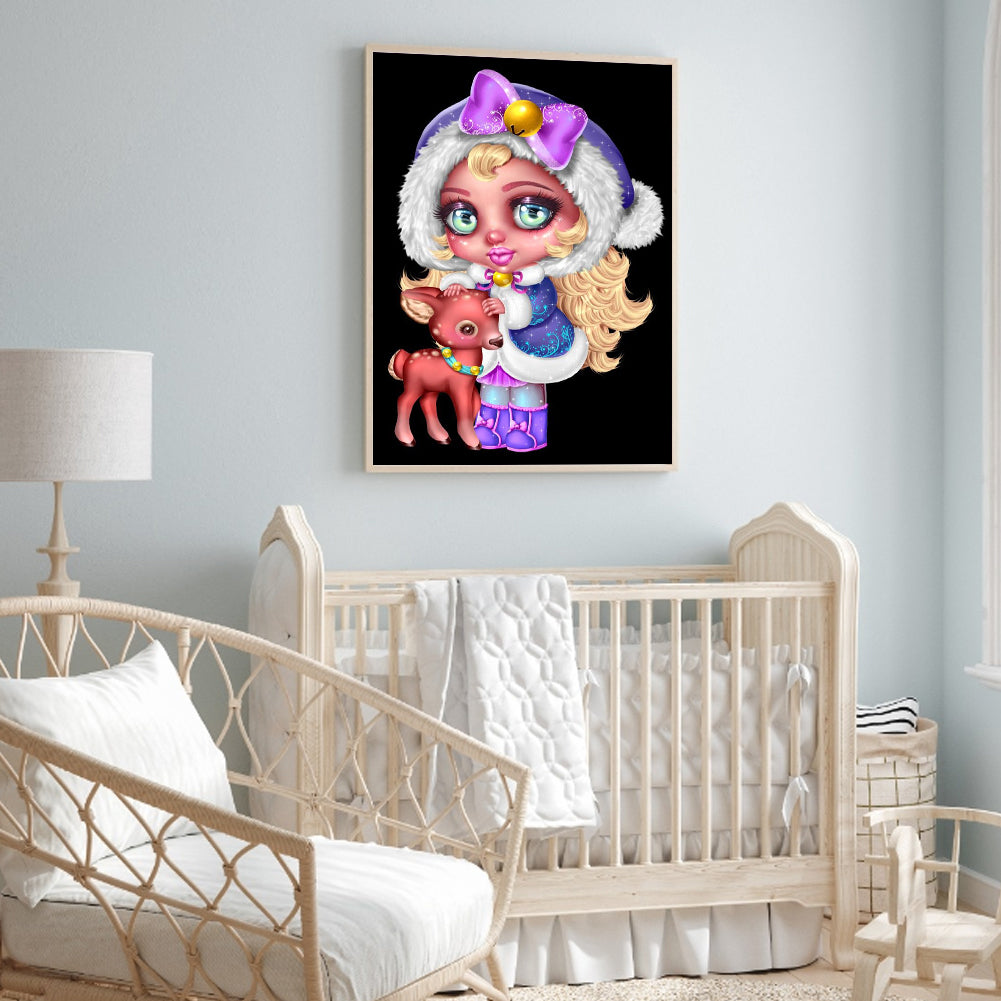 Gothic Doll - Full Round Drill Diamond Painting 30*40CM