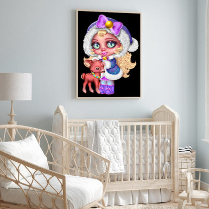 Gothic Doll - Full Round Drill Diamond Painting 30*40CM