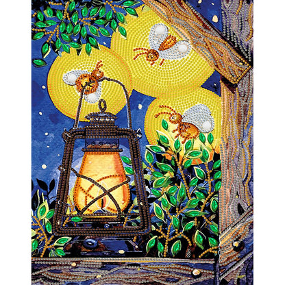 Winter Atmosphere - Special Shaped Drill Diamond Painting 30*40CM
