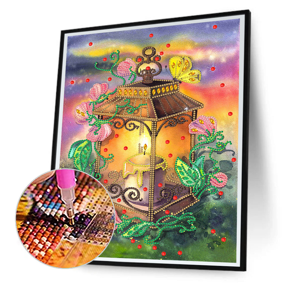 Winter Atmosphere - Special Shaped Drill Diamond Painting 30*40CM