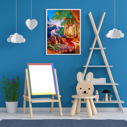 Winter Atmosphere - Special Shaped Drill Diamond Painting 30*40CM
