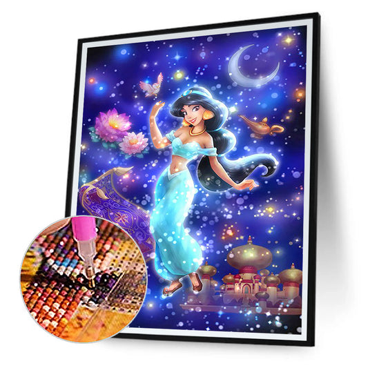 Disney Princess Jasmine - Full Square Drill Diamond Painting 50*60CM