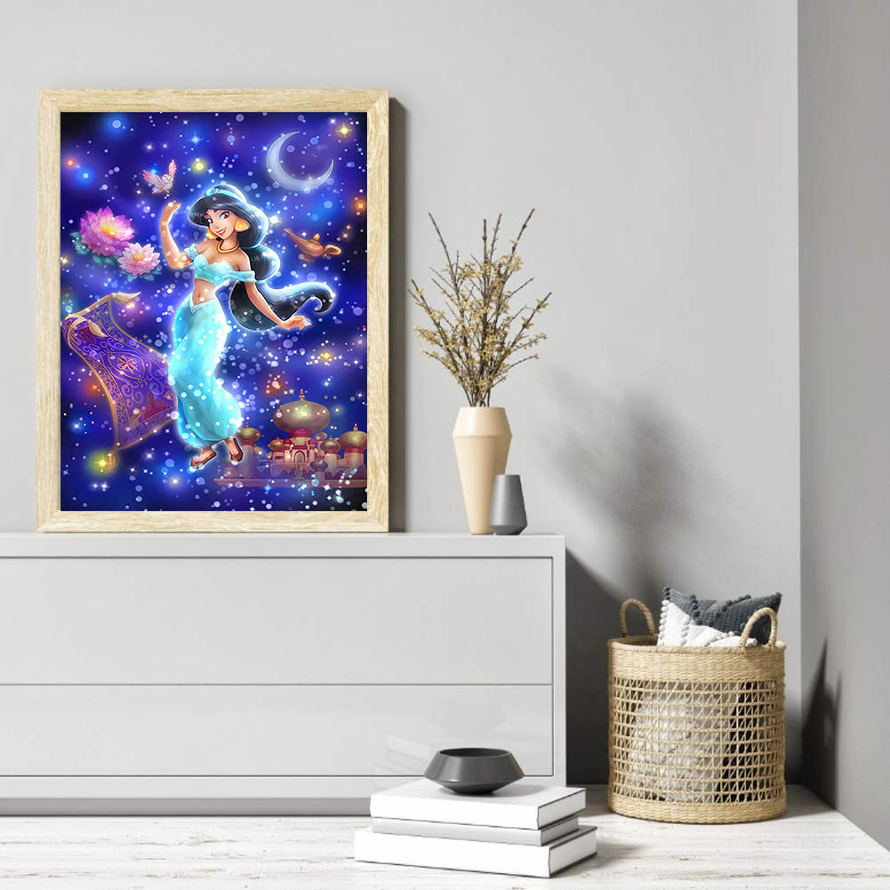 Disney Princess Jasmine - Full Square Drill Diamond Painting 50*60CM