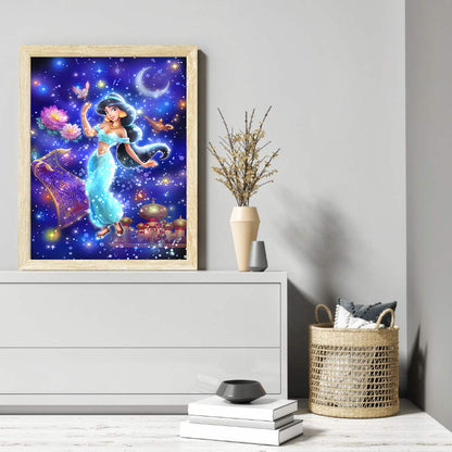 Disney Princess Jasmine - Full Square Drill Diamond Painting 50*60CM