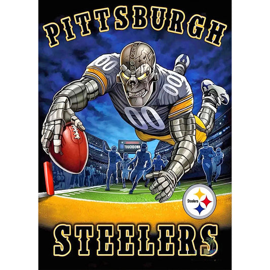 Pittsburgh Steelers Football Team - Full Round Drill Diamond Painting 30*40CM