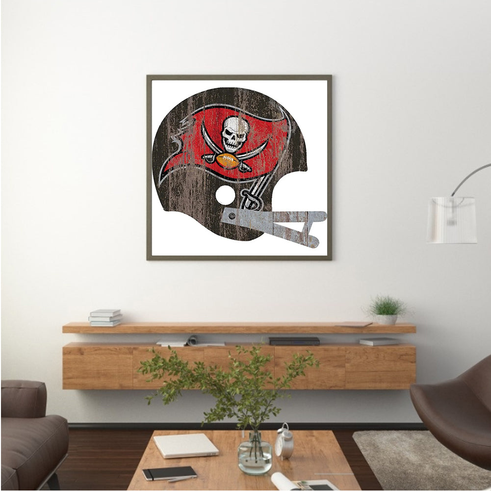 Tampa Bay Buccaneers Football Team - Full Round Drill Diamond Painting 30*30CM