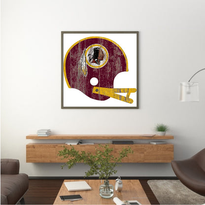 Washington Commanders American Football Team Soccer Team - Full Round Drill Diamond Painting 30*30CM