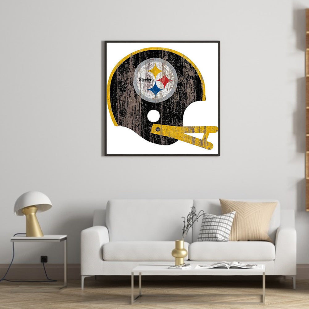 Pittsburgh Steelers Football Team - Full Round Drill Diamond Painting 30*30CM