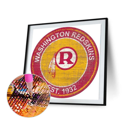 Washington Commanders American Football Team Soccer Team - Full Round Drill Diamond Painting 30*30CM