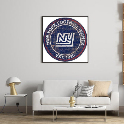New York Giants Football Team - Full Round Drill Diamond Painting 30*30CM