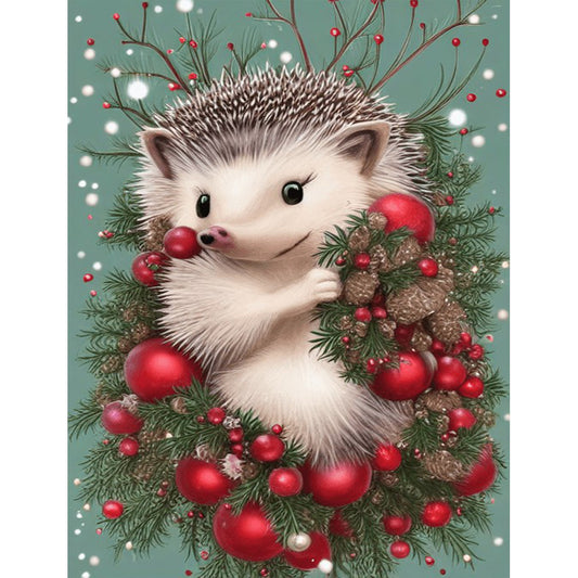 Hedgehog - Full Round Drill Diamond Painting 30*40CM