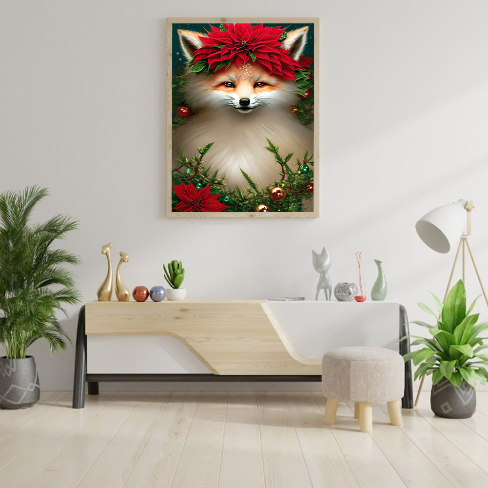 Fox - Full Round Drill Diamond Painting 30*40CM