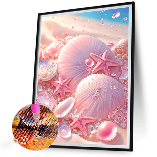 Beach Scenery - Full Round Drill Diamond Painting 30*40CM