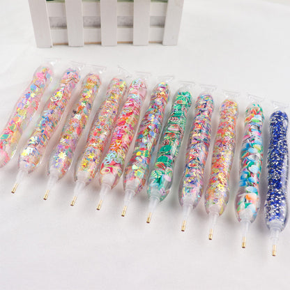 Fashion 5D Diamond Painting Pen Ergonomic Glitter Resin Accessories Comfort Grip