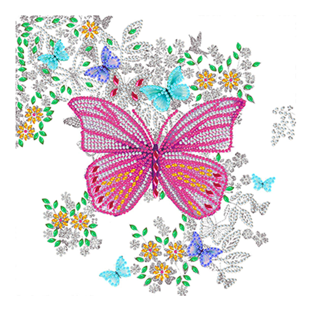 Butterfly - Special Shaped Drill Diamond Painting 30*30CM