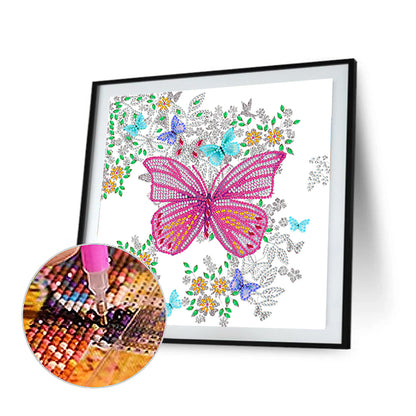 Butterfly - Special Shaped Drill Diamond Painting 30*30CM